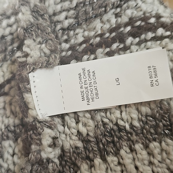 LUCKY BRAND Southwestern Aztec Shawl Cardigan Toggle Large Rare! - Picture 8 of 12